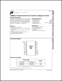LM9822CCWM Datasheet