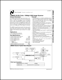LM9832CCVJD Datasheet