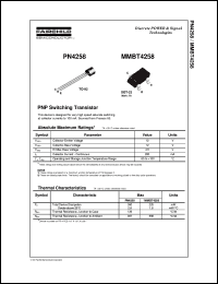 PN4258 Datasheet