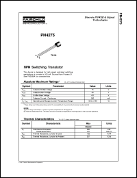 PN4275 Datasheet