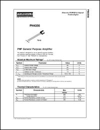 PN4356 Datasheet