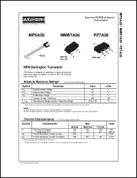 PZTA28 Datasheet