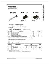 PZTA42 Datasheet