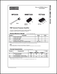 PZTA56 Datasheet
