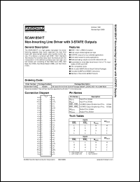 SCAN18541TSSCX Datasheet