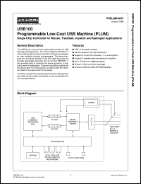 USB100M20 Datasheet