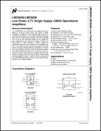 LMC6035IBPX Datasheet