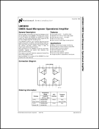 LMC6044AIMX Datasheet