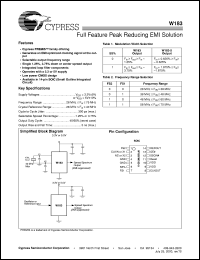 W183 Datasheet
