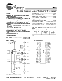 W158H Datasheet