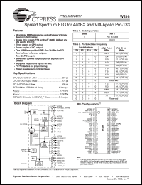 W216H Datasheet