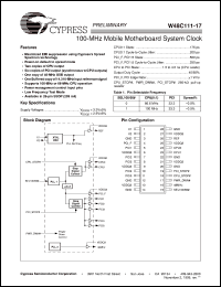W48C111-17H Datasheet