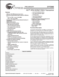 CY7C955-NC Datasheet