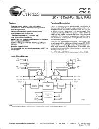 CY7C133-25JC Datasheet