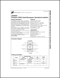 LMC6064AMJ/883 Datasheet