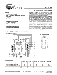 CY7C1399-20VCT Datasheet