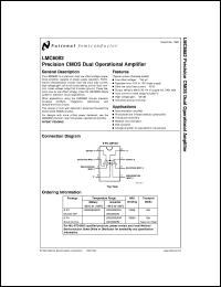 LMC6082AIMX Datasheet