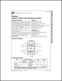 LMC6084AIMX Datasheet