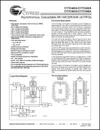 CY7C462A-25PTC Datasheet