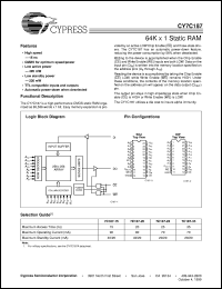 CY7C187-35VCT Datasheet