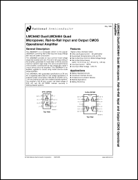 LMC6464AIMX Datasheet