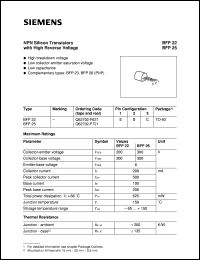 BFP22 Datasheet