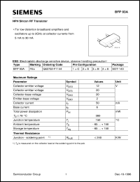 BFP93A Datasheet