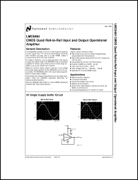 LMC6484AIMX Datasheet