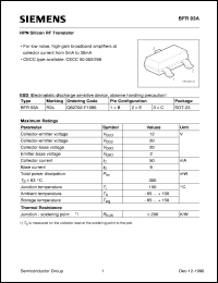 BFR92A Datasheet