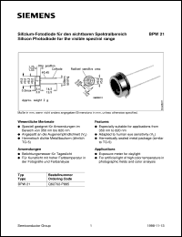 BPW77NB Datasheet