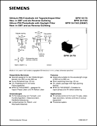 BPW34FAS Datasheet