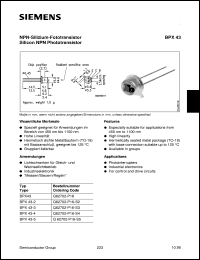 BPX43-6 Datasheet