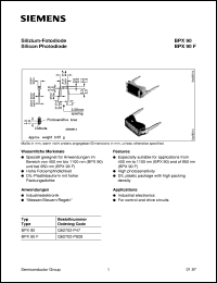 BPX90 Datasheet