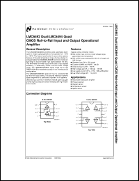 LMC6494BEMX Datasheet