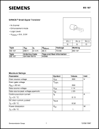 BS107 Datasheet