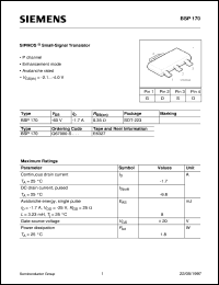 BSP170 Datasheet