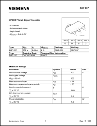 BSP297 Datasheet