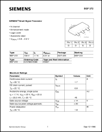 BSP372 Datasheet