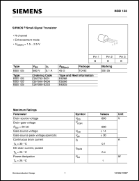 BSS125 Datasheet