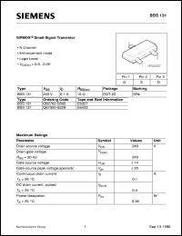 BSS131 Datasheet