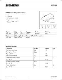 BSS284 Datasheet