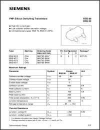 BSS80B Datasheet