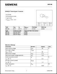 BSS98 Datasheet