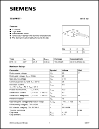 BTS131 Datasheet
