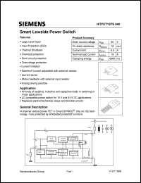 BTS949 Datasheet