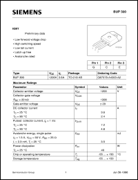 BUP603D Datasheet