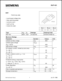 BUP403 Datasheet