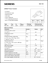 BUZ103 Datasheet