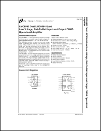 LMC6582BIN Datasheet