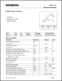 BUZ12A Datasheet